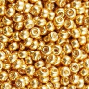 Miyuki rocailles kralen 8/0 - Galvanized yellow gold 8-1053